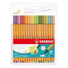 STABILO Tűfilc STABILO Point 88 0,4mm 18db-os készlet filctoll, marker