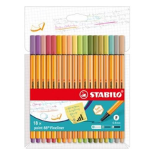 STABILO Tűfilc STABILO Point 88 0,4mm 18db-os készlet filctoll, marker