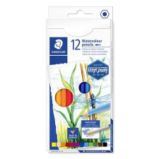 STAEDTLER Akvarell ceruza készlet, hatszögletű, STAEDTLER "146 10C", 12 különböző szín akvarell
