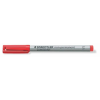 STAEDTLER Alkoholmentes marker, OHP, 0,4 mm, STAEDTLER Lumocolor 311 S, piros (TS3112)