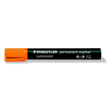 STAEDTLER Alkoholos marker, 2-5 mm, vágott, STAEDTLER "Lumocolor 350", narancssárga filctoll, marker