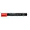 STAEDTLER Alkoholos marker, 2 mm, kúpos, STAEDTLER "Lumocolor® 352", piros