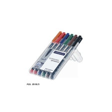 STAEDTLER Alkoholos marker készlet, 0,6 mm, STAEDTLER "Lumo filctoll, marker