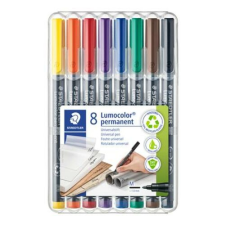 STAEDTLER Alkoholos marker készlet, OHP, 1 mm, STAEDTLER "Lumocolor® 317 M", 8 különböző szín filctoll, marker