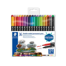 STAEDTLER Alkoholos marker készlet, Staedtler, Design Journey, kétvégű - 36 db filctoll, marker