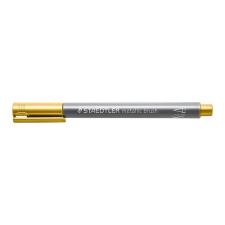 STAEDTLER Dekormarker, 1-6 mm, STAEDTLER &quot;Design Journey Metallic Brush&quot;, arany filctoll, marker