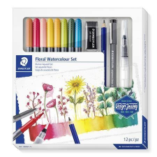 STAEDTLER Ecsetirón készlet, kétvégű, STAEDTLER Design Journey Floral, 8 különböző szín (TS6130011) filctoll, marker