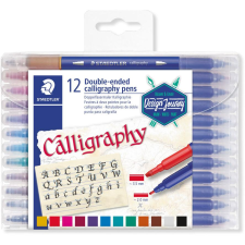 STAEDTLER Fasermaler D.spitze calligraph 12ST (3005 TB12) filctoll, marker