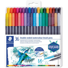 STAEDTLER Fasermaler Doppelspitze wasserverm.36ST (3001 TB36) filctoll, marker