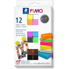 STAEDTLER FIMO Effect Égethető gyurma 12x25g - Neon színek gyurma