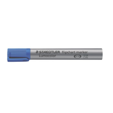 STAEDTLER Flipchart marker, 2,5 mm, vágott, "Lumocolor 356 B", kék filctoll, marker