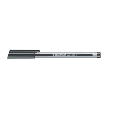  STAEDTLER Golyóstoll, 0,3 mm, kupakos, STAEDTLER "Ball 432", fekete toll