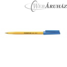 STAEDTLER Golyóstoll, 0,3 mm, kupakos, STAEDTLER Stick 430 F, kék toll