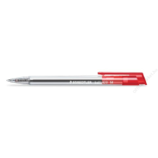 STAEDTLER Golyóstoll, 0,5 mm, nyomógombos, STAEDTLER Ball 423 M, piros (TS423M2) toll