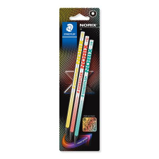 STAEDTLER Grafitceruza készlet, HB, "Norix 181", 3 különböző szín (TS181HBBK3) (TS181HBBK3) ceruza