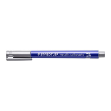 STAEDTLER Kalligrafikus marker, STAEDTLER "Design Journey Metallic Calligraphy", metál ezüst filctoll, marker