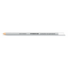STAEDTLER "Lumocolor 108" hatszögletű, lemosható ceruza fehér (omnichrom) (108-0) (st108-0) ceruza