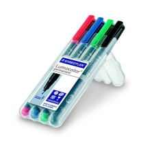 STAEDTLER Lumocolor 318 F 0,6mm Alkoholos marker készlet - 4 különböző szín filctoll, marker
