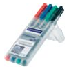 STAEDTLER Lumocolor® non-permanent pen 311 311 WP4 Univerzális jelölő Piros, Kék, Zöld, Fekete 0.4 mm (STA003)