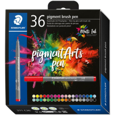 STAEDTLER MultiInk Pigment Arts brush pen 36er-Set sort. retail (371 C36) filctoll, marker