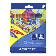 STAEDTLER Noris Club 1 mm Filctoll készlet -24 szín filctoll, marker