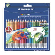 STAEDTLER Noris Club Hatszögletű Színes ceruza készlet radírral 24 db színes ceruza
