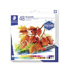 STAEDTLER Olajpasztell kréta, STAEDTLER "2420", 48 különböző szín kréta