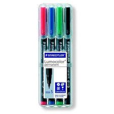 STAEDTLER &quot;Lumocolor 313 S&quot; OHP alkoholos marker 0.4 mm 4 különböző szín (313 WP4) filctoll, marker