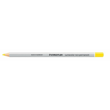 STAEDTLER Színes ceruza, hatszögletű, mindenre író, lemosható (omnichrom), STAEDTLER &quot;Lumocolor 108&quot;, sárga színes ceruza