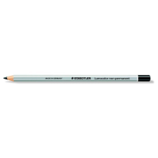 STAEDTLER Színes ceruza, hatszögletű, mindenre író, (omnichrom) STAEDTLER &quot;Lumocolor&quot;, fekete színes ceruza
