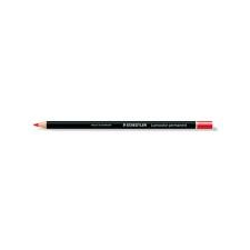 STAEDTLER Színes ceruza, henger alakú, mindenre író, (glasochrom) STAEDTLER "Lumocolor", piros színes ceruza