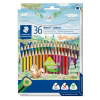 STAEDTLER Színes ceruza készlet, háromszögletű, STAEDTLER "Noris Colour 187", 36 különböző szín