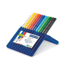 STAEDTLER Színes ceruza készlet, háromszögletű, vastag, STAEDTLER &quot;Ergo Soft Jumbo&quot;, 12 különböző szín színes ceruza