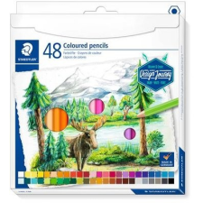 STAEDTLER Színes ceruza készlet, hatszögletű,  "Design Journey", 48 különböző szín színes ceruza