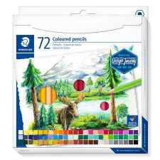 STAEDTLER Színes ceruza készlet, hatszögletű, STAEDTLER "146 C", 72 különböző szín színes ceruza