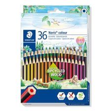 STAEDTLER Színes ceruza készlet, hatszögletű, STAEDTLER &quot;Noris Colour 185&quot;, 36 különböző szín színes ceruza