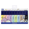 STAEDTLER Szövegkiemelő készlet, 1-5 mm, STAEDTLER "Textsurfer Classic Pastel 364 C", 10 különböző szín