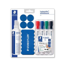 STAEDTLER Táblamarker készlet, 2 mm, kúpos, STAEDTLER &quot;Lumocolor® Set 613 S&quot;, 10 darabos filctoll, marker