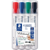 STAEDTLER Táblamarker Staedtler Lumocolor kerek 4 db-os klt. (piros, kék, zöld, fekete)
