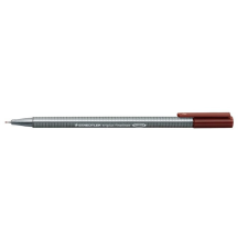 STAEDTLER Tűfilc, 0,3 mm, STAEDTLER "Triplus 334", középbarna filctoll, marker
