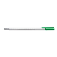 STAEDTLER Tűfilc, 0,3 mm, staedtler "triplus 334", zöld filctoll, marker
