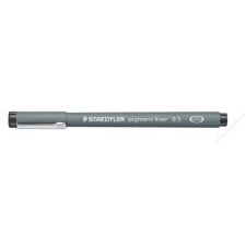 STAEDTLER Tűfilc, 0,5 mm, STAEDTLER Pigment Liner, fekete (TS308059) filctoll, marker