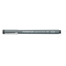 STAEDTLER Tűfilc, 0,8 mm, STAEDTLER Pigment Liner, fekete (TS308089) filctoll, marker