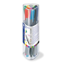 STAEDTLER Tűfilc készlet, 0,3 mm, STAEDTLER "Triplus 334", 12 különböző szín filctoll, marker
