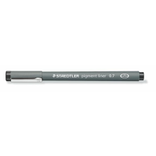 STAEDTLER Tusfilc, 0,7 mm, staedtler "pigment liner 308", fekete filctoll, marker
