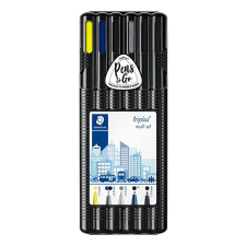 STAEDTLER Vegyes írószer készlet, 6 darabos, STAEDTLER &quot;Triplus® multi set 34&quot; filctoll, marker