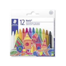  STAEDTLER Zsírkréta, STAEDTLER &quot;Noris 220&quot;, 12 különböző szín kréta