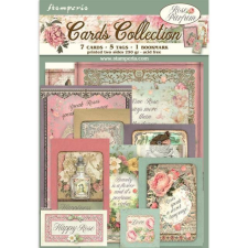 Stamperia Kártya kollekció , Rose Parfum / Stamperia Cards Collection (1 csomag) matrica