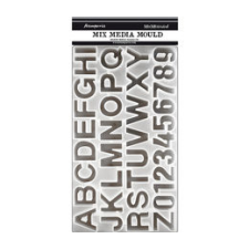 Stamperia Öntőforma , Alphabet / Stamperia Mixed Media Mould (1 db) gyertyaöntő forma