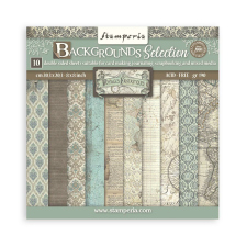Stamperia Papírkészlet 8" (20 cm) - Voyages Fantastiques - Paper Pack (10 ív) decoupage papír